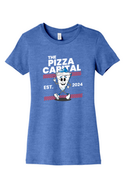 Connecticut - The Pizza Capital - BELLA+CANVAS Women’s Slim Fit Tee
