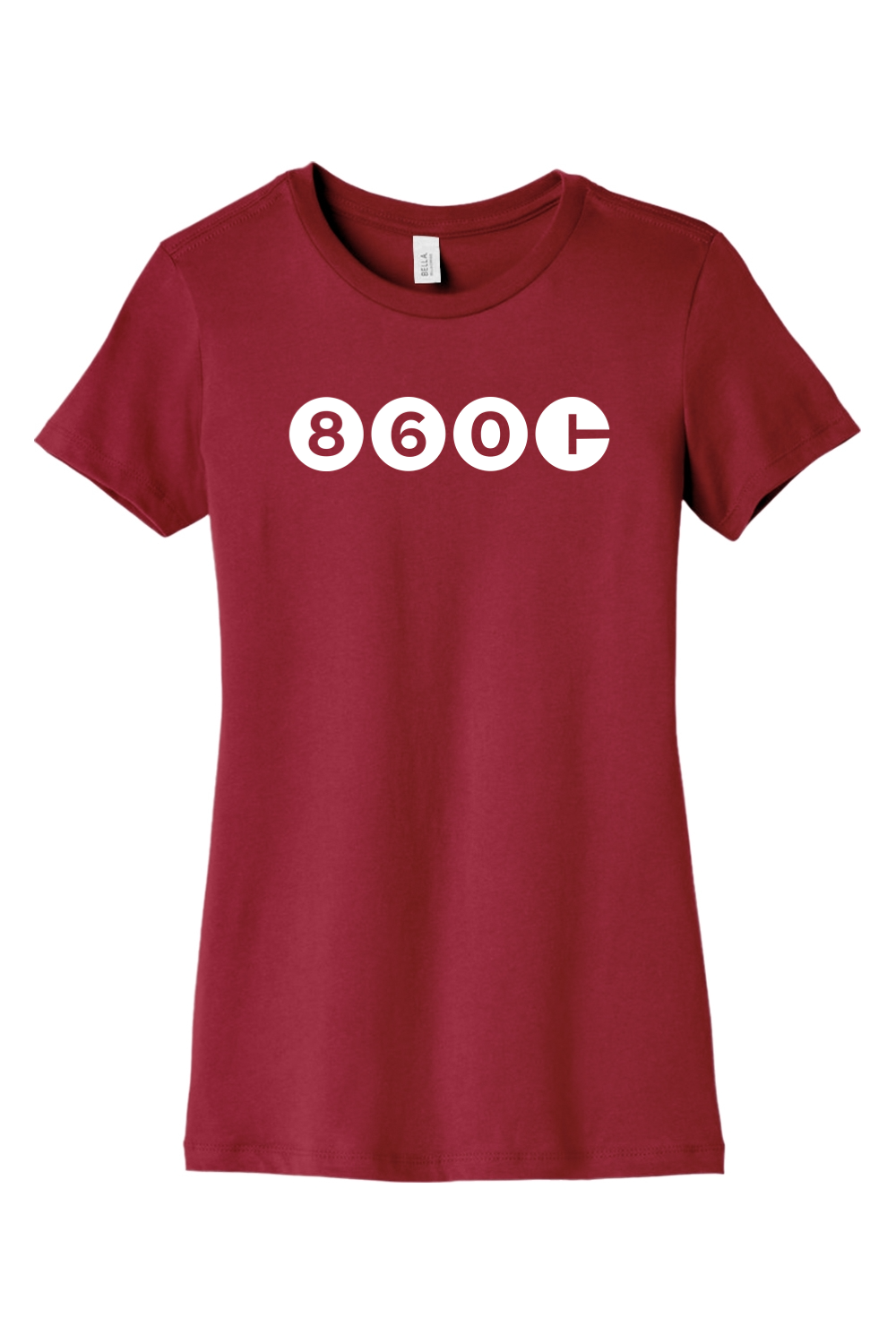 Connecticut - Area Code - BELLA+CANVAS Women’s Slim Fit Tee