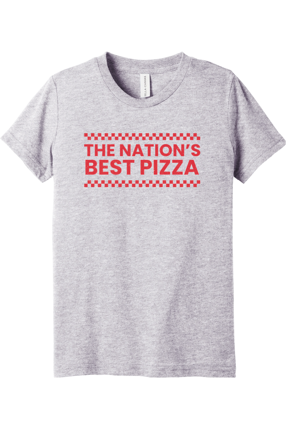Connecticut - Nation's Best Pizza - Youth BELLA+CANVAS Short Sleeve Tee