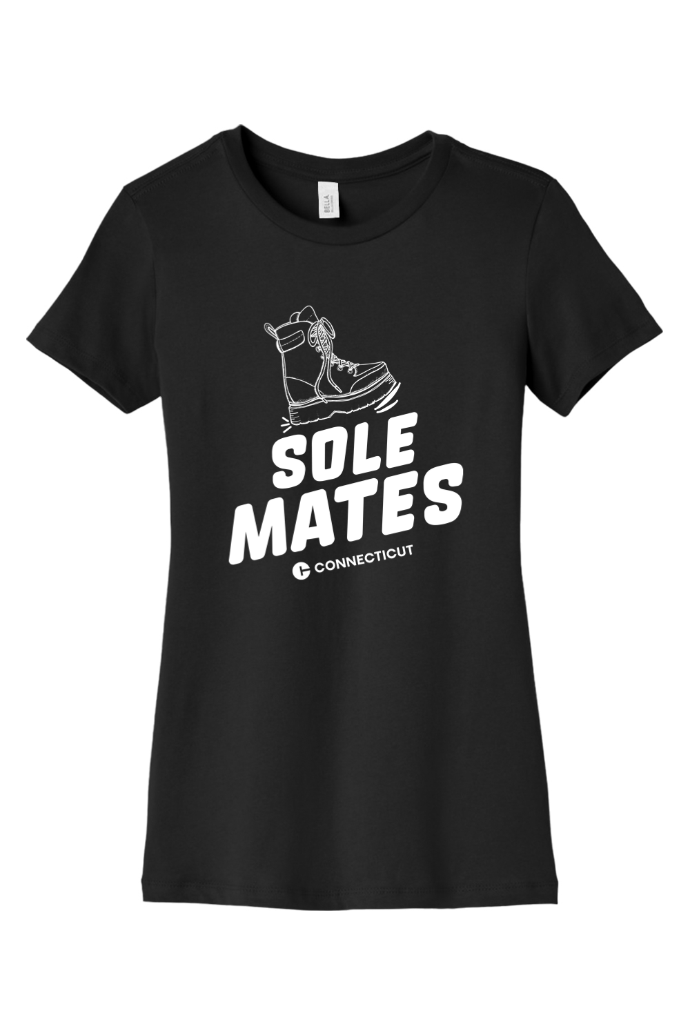 Connecticut - Sole Mates - BELLA+CANVAS Women’s Slim Fit Tee