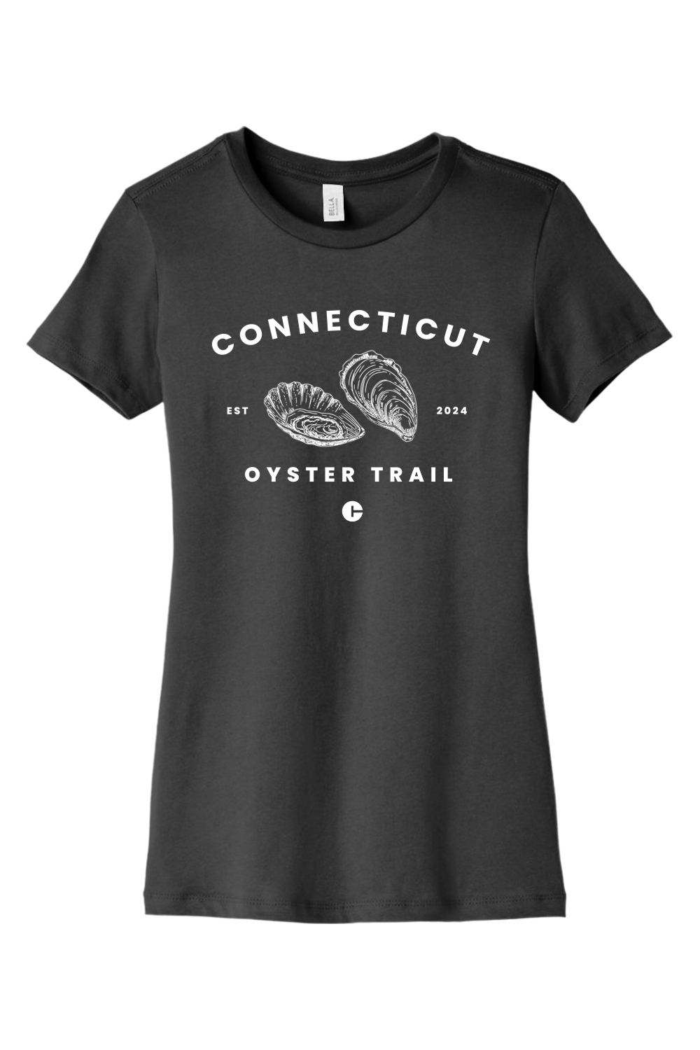 Connecticut - Oyster Trail - BELLA+CANVAS Women’s Slim Fit Tee