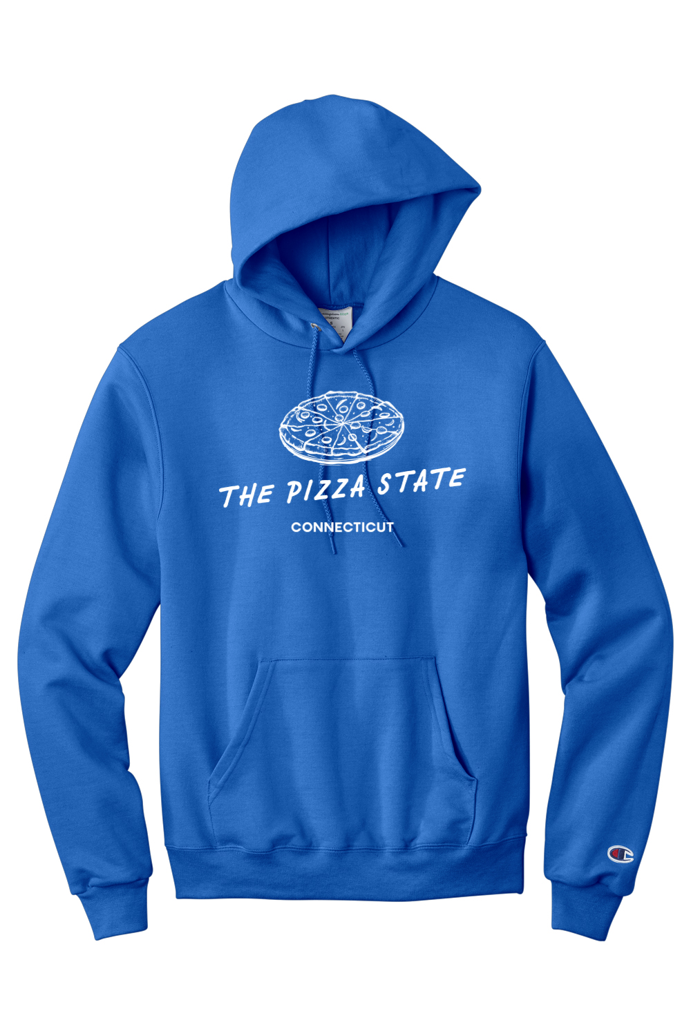 Connecticut - The Pizza Street - Champion Hooded Sweatshirt