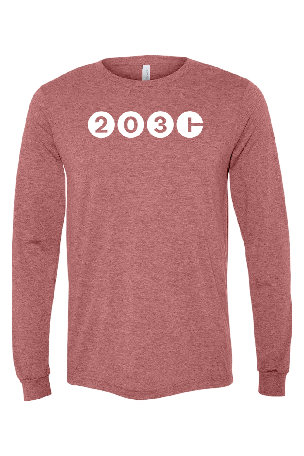 Connecticut - Area Code - BELLA + CANVAS Unisex Long Sleeve Tee