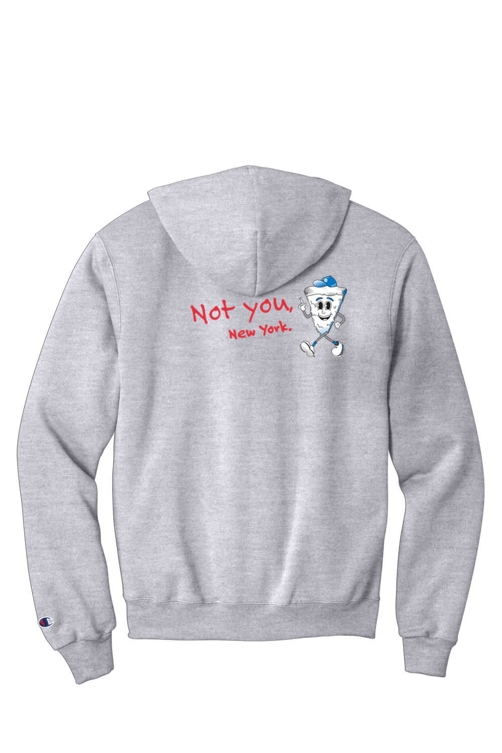 Connecticut - Nation's best Pizza - Champion Hooded Sweatshirt