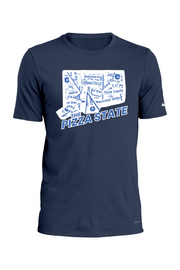 Connecticut - The Pizza State - Nike Dri-FIT Cotton/Poly Tee