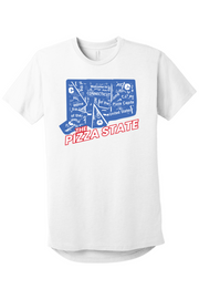 Connecticut - The Pizza State - BELLA+CANVAS Men’s Long Body Urban Tee