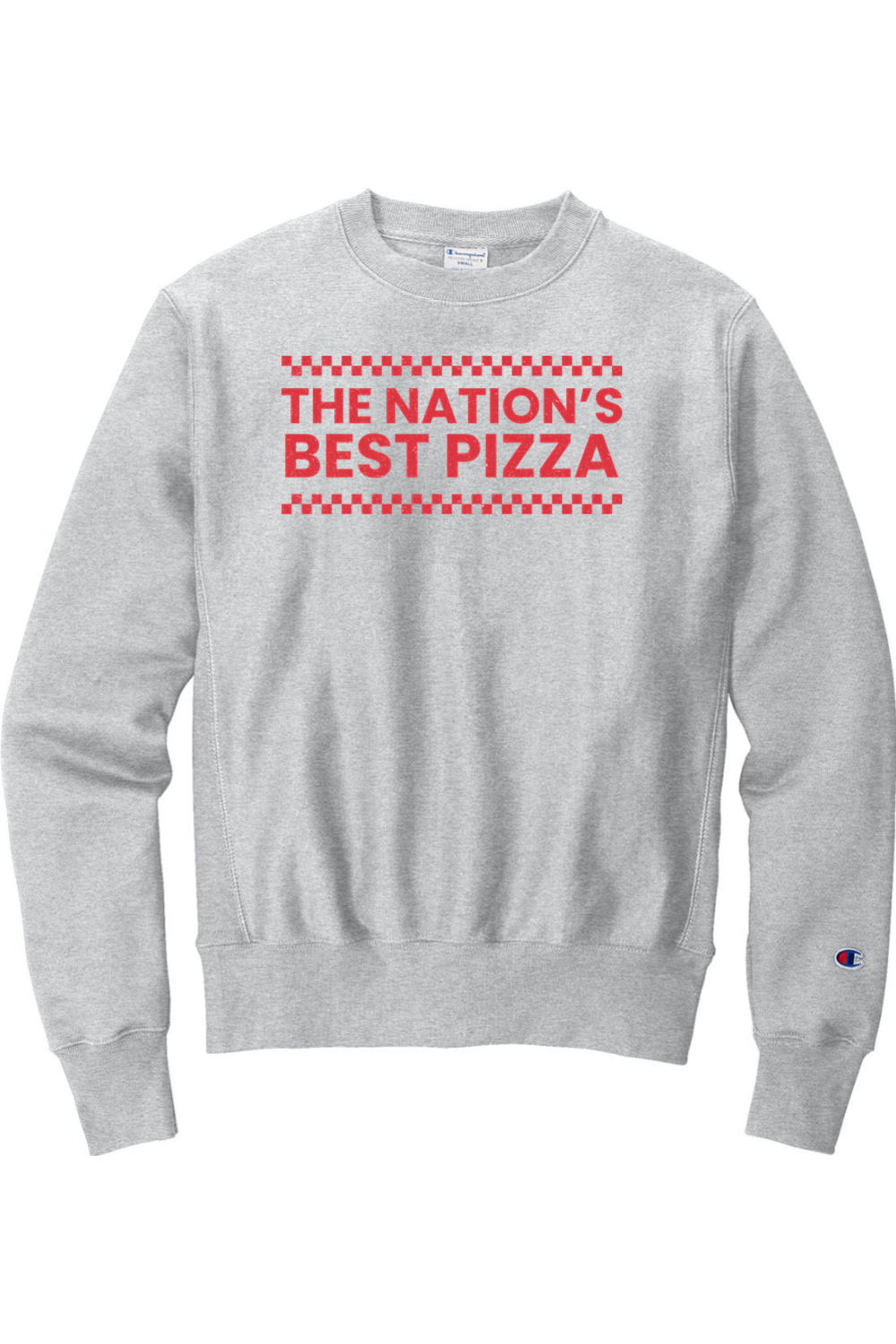 Connecticut - Nation's Best Pizza - Champion Crewneck Sweatshirt