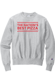 Connecticut - Nation's Best Pizza - Champion Crewneck Sweatshirt