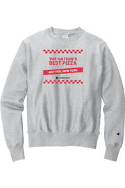 Connecticut - The Nation's Best Pizza - Champion  Reverse Weave  Crewneck Sweatshirt