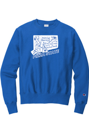 Connecticut - The Pizza State - Champion Crewneck Sweatshirt