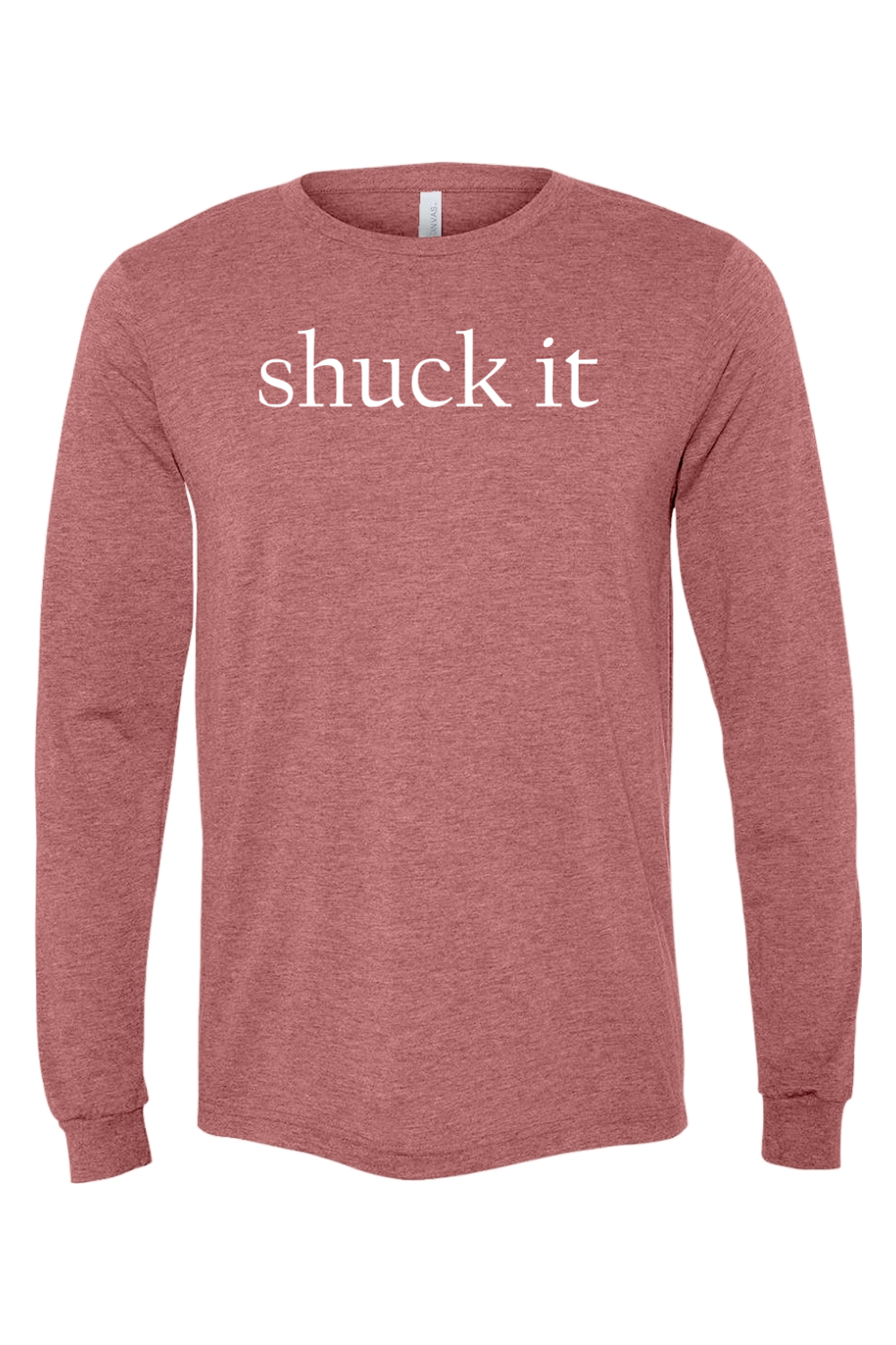 Connecticut - Shuck it - BELLA + CANVAS Unisex Long Sleeve Tee