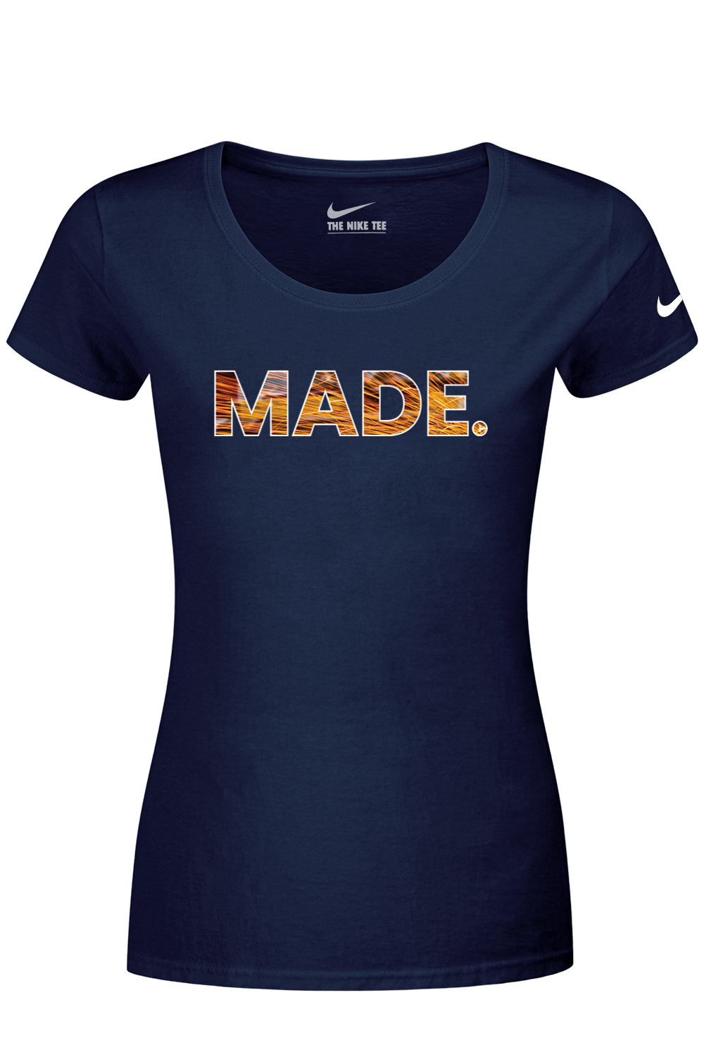 Connecticut - Made - Nike Ladies Dri-FIT Cotton/Poly Tee