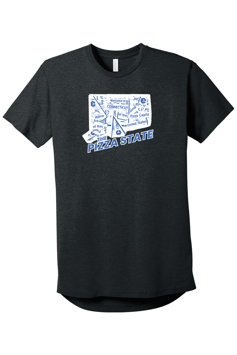 Connecticut - The Pizza State - BELLA+CANVAS Men’s Long Body Urban Tee