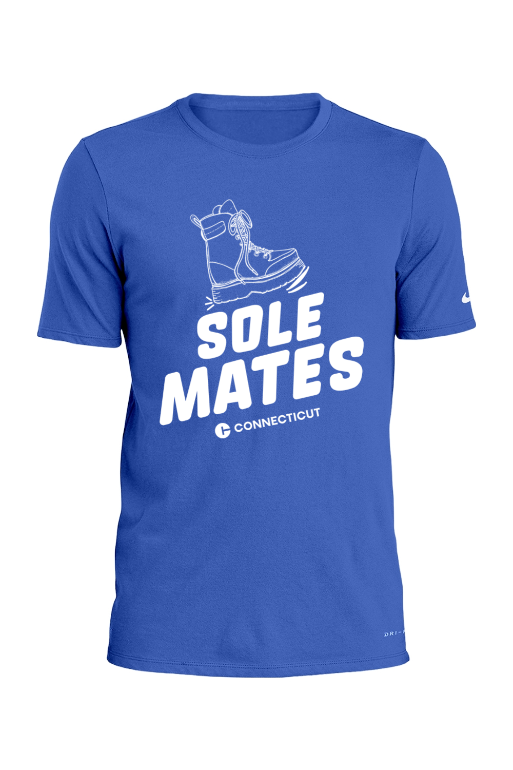 Connecticut - Sole Mates - Nike Dri-FIT Cotton/Poly Tee