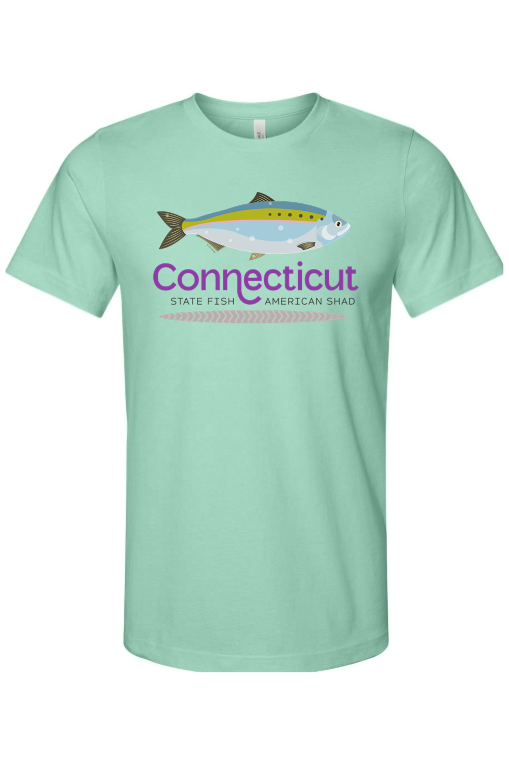 State Fish American Shad - Bella + Canvas Tee