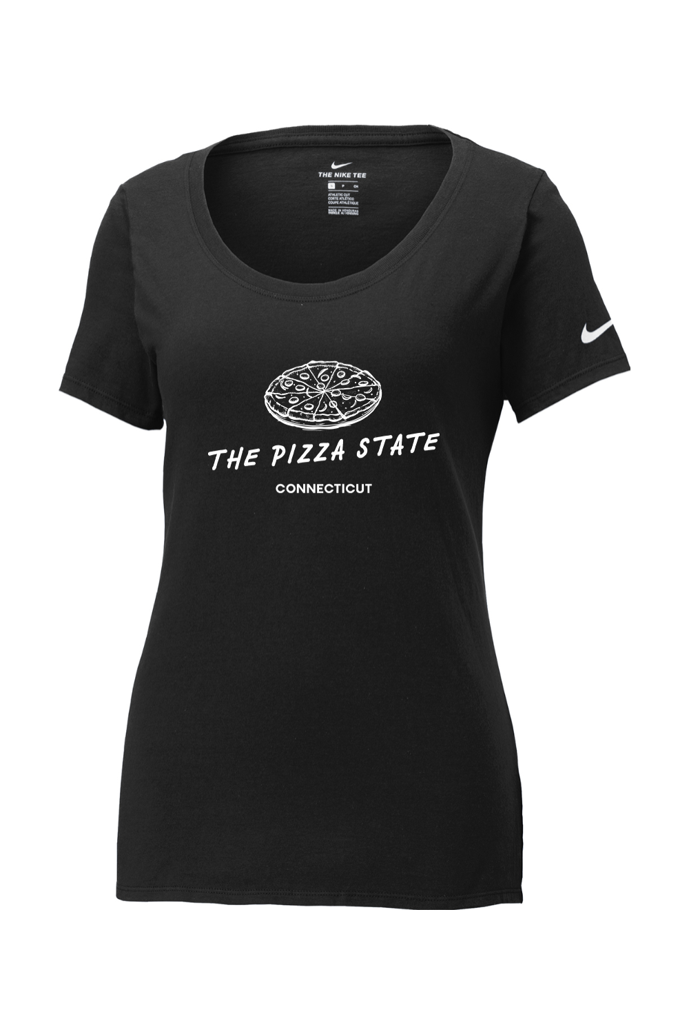 Connecticut - The Pizza State - Nike Ladies Core Cotton Tee
