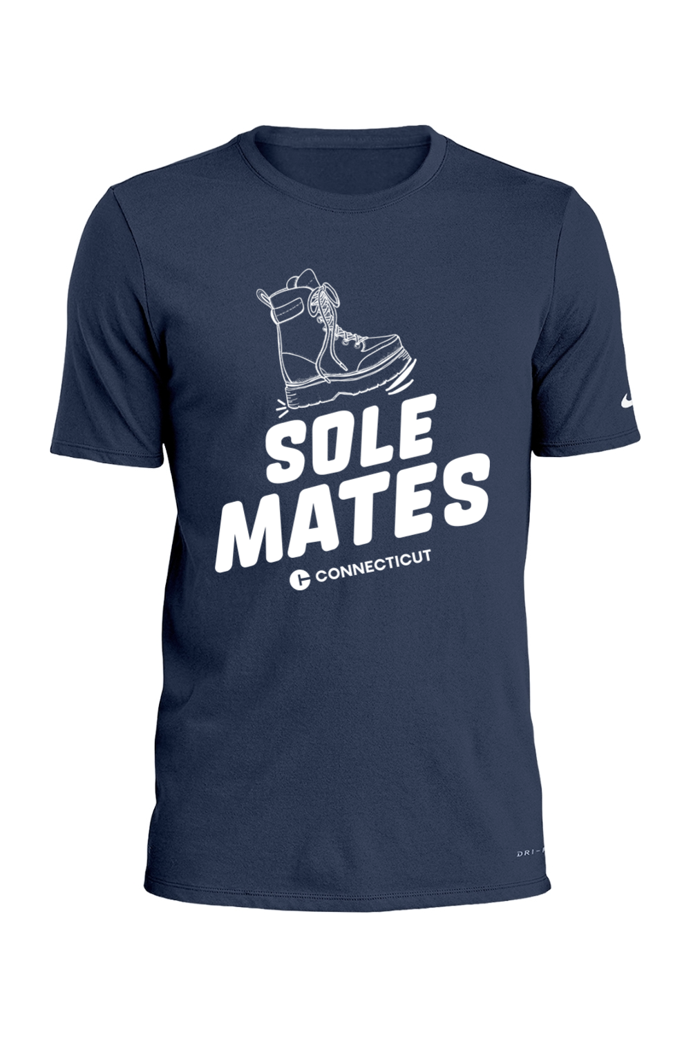 Connecticut - Sole Mates - Nike Dri-FIT Cotton/Poly Tee