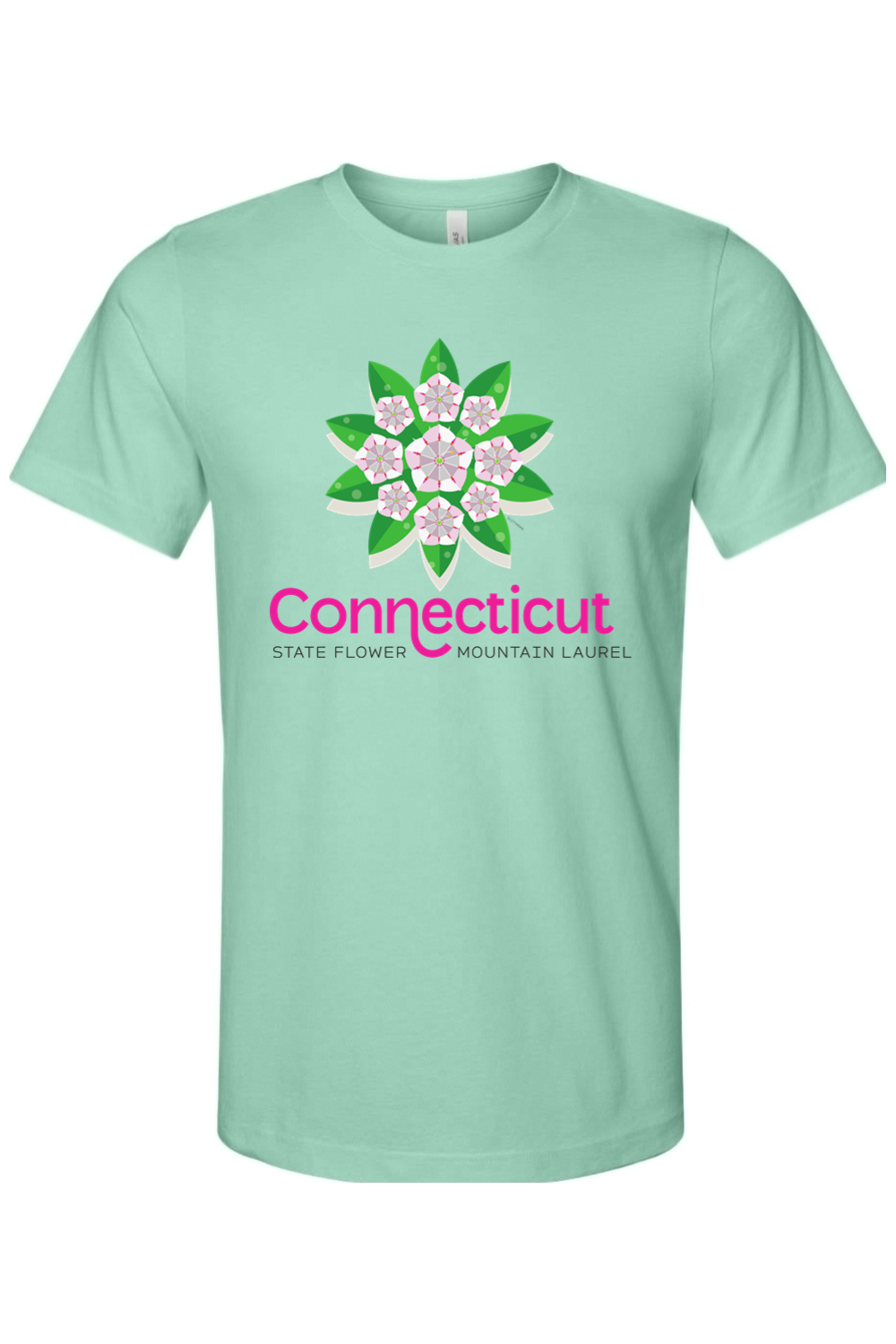State Flower Mountain Laurel - Bella + Canvas Tee