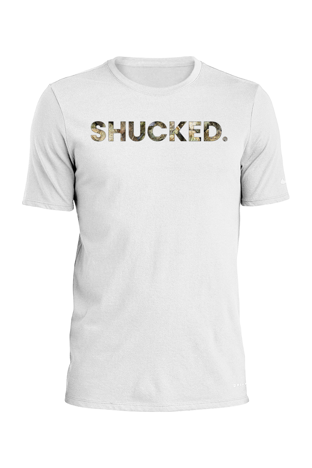 Connecticut - Shucked - Nike Dri-FIT Cotton/Poly Tee