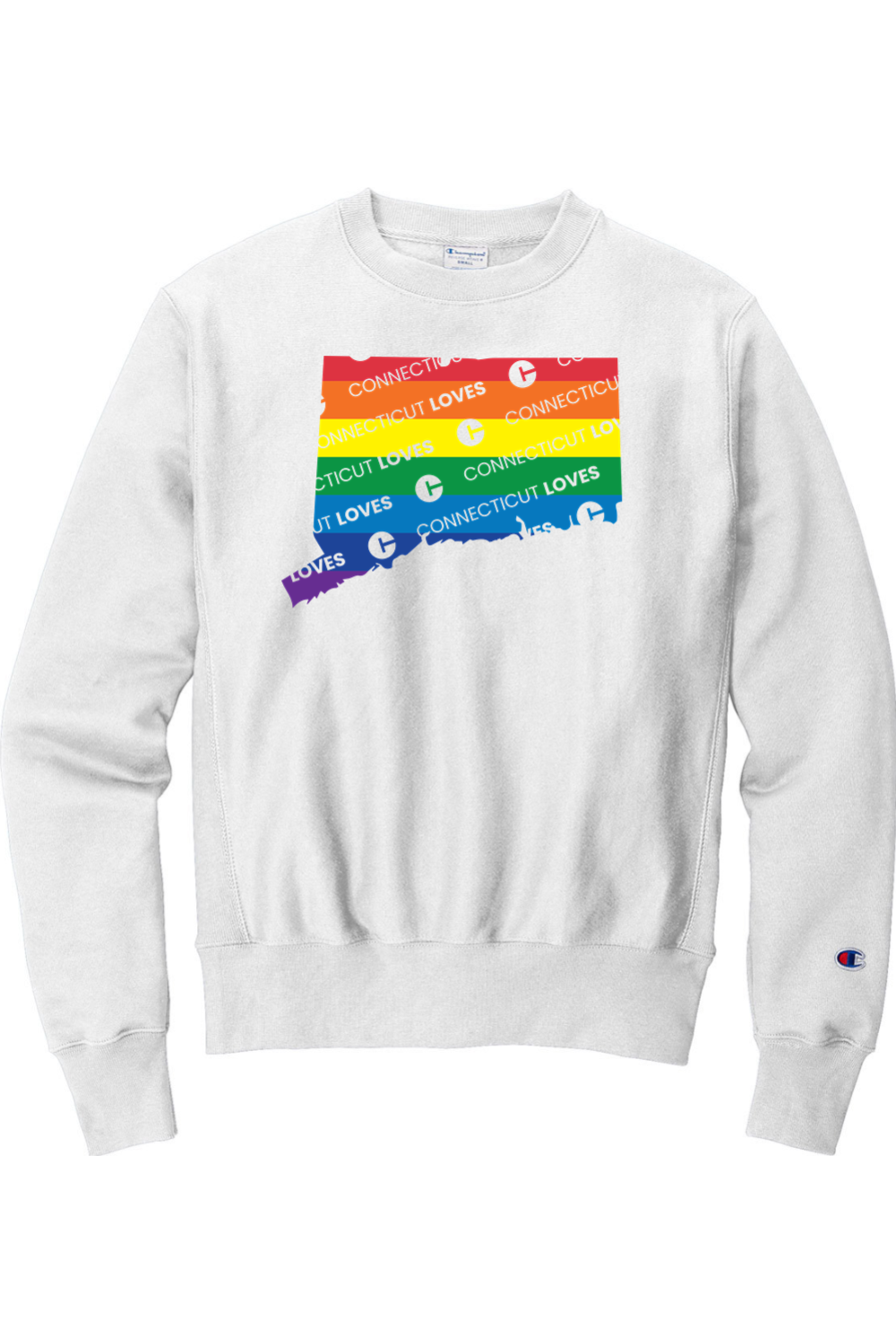 Connecticut - Pride - Champion Crewneck Sweatshirt