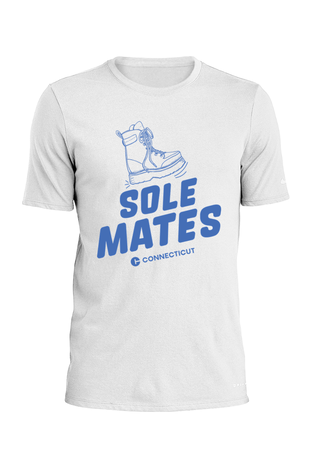 Connecticut - Sole Mates - Nike Dri-FIT Cotton/Poly Tee