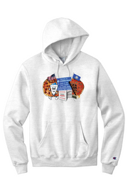 Connecticut - Nation's Best Pizza - Champion Hooded Sweatshirt