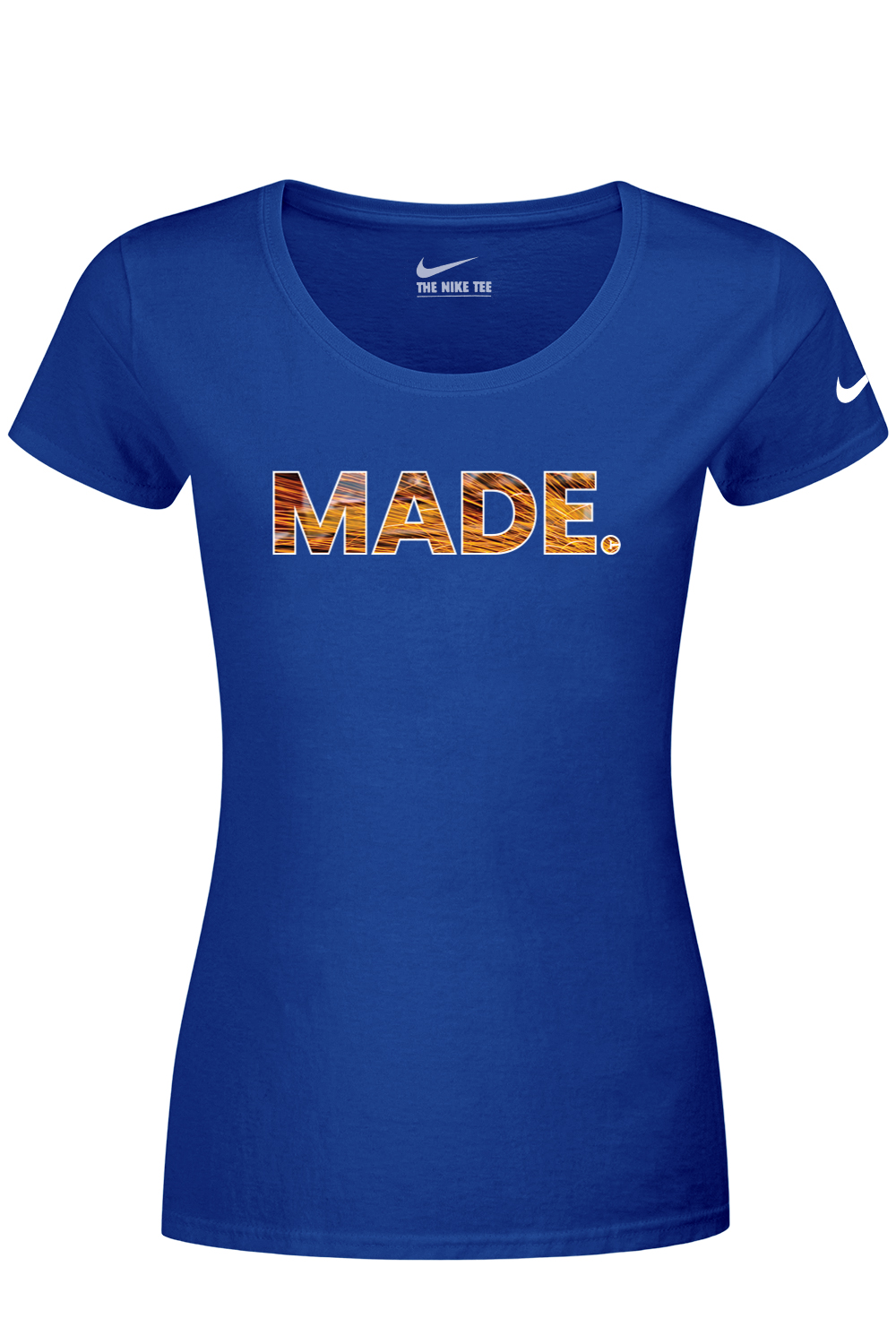 Connecticut - Made - Nike Ladies Dri-FIT Cotton/Poly Tee