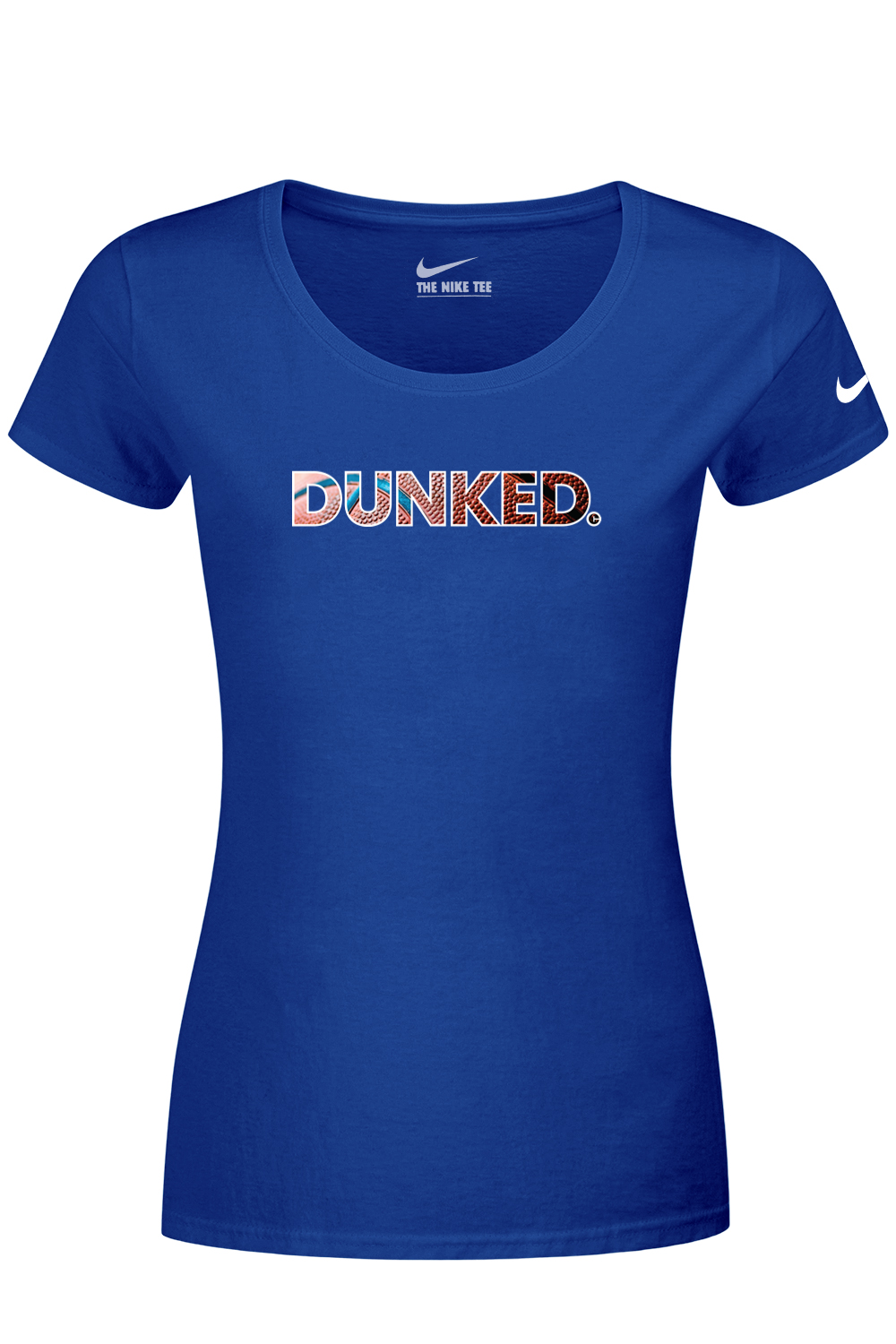 Connecticut - Dunked - Nike Ladies Dri-FIT Cotton/Poly Tee