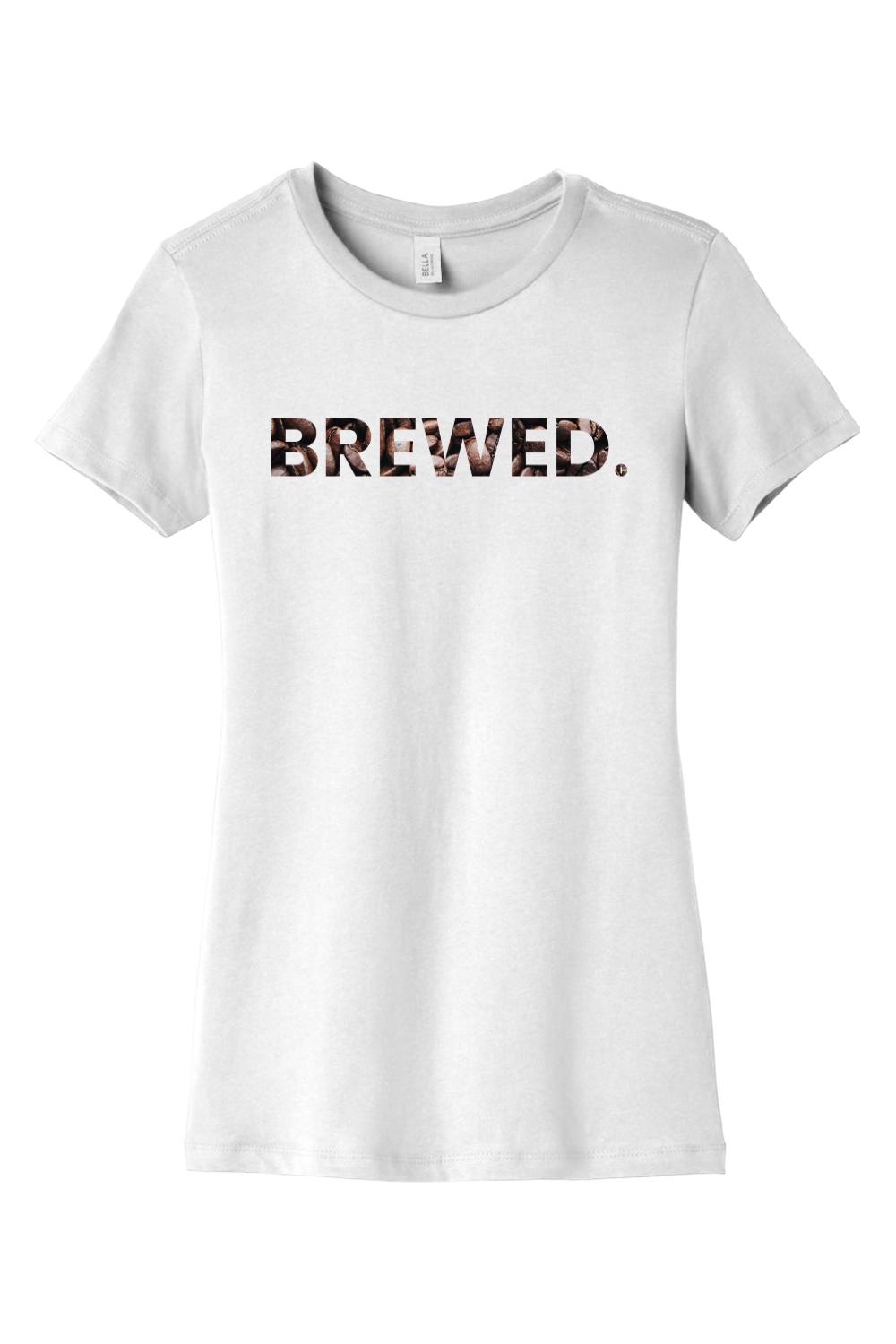 Connecticut - Brewed - BELLA+CANVAS Women’s Slim Fit Tee