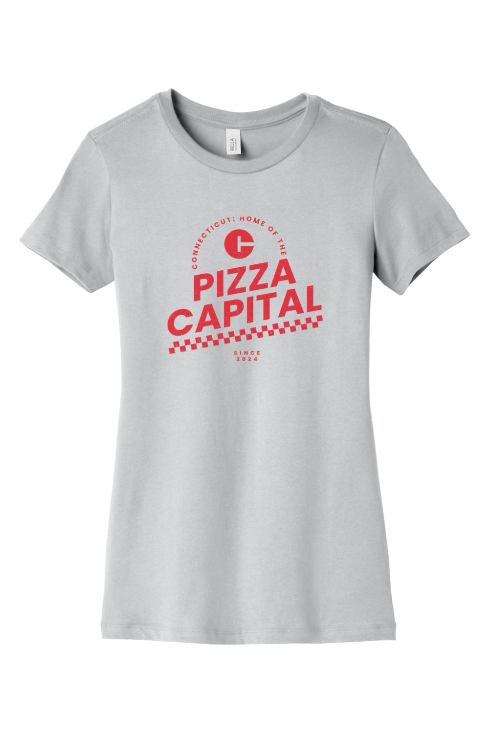 Connecticut - Pizza Capital - BELLA+CANVAS Women’s Slim Fit Tee