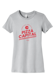 Connecticut - Pizza Capital - BELLA+CANVAS Women’s Slim Fit Tee