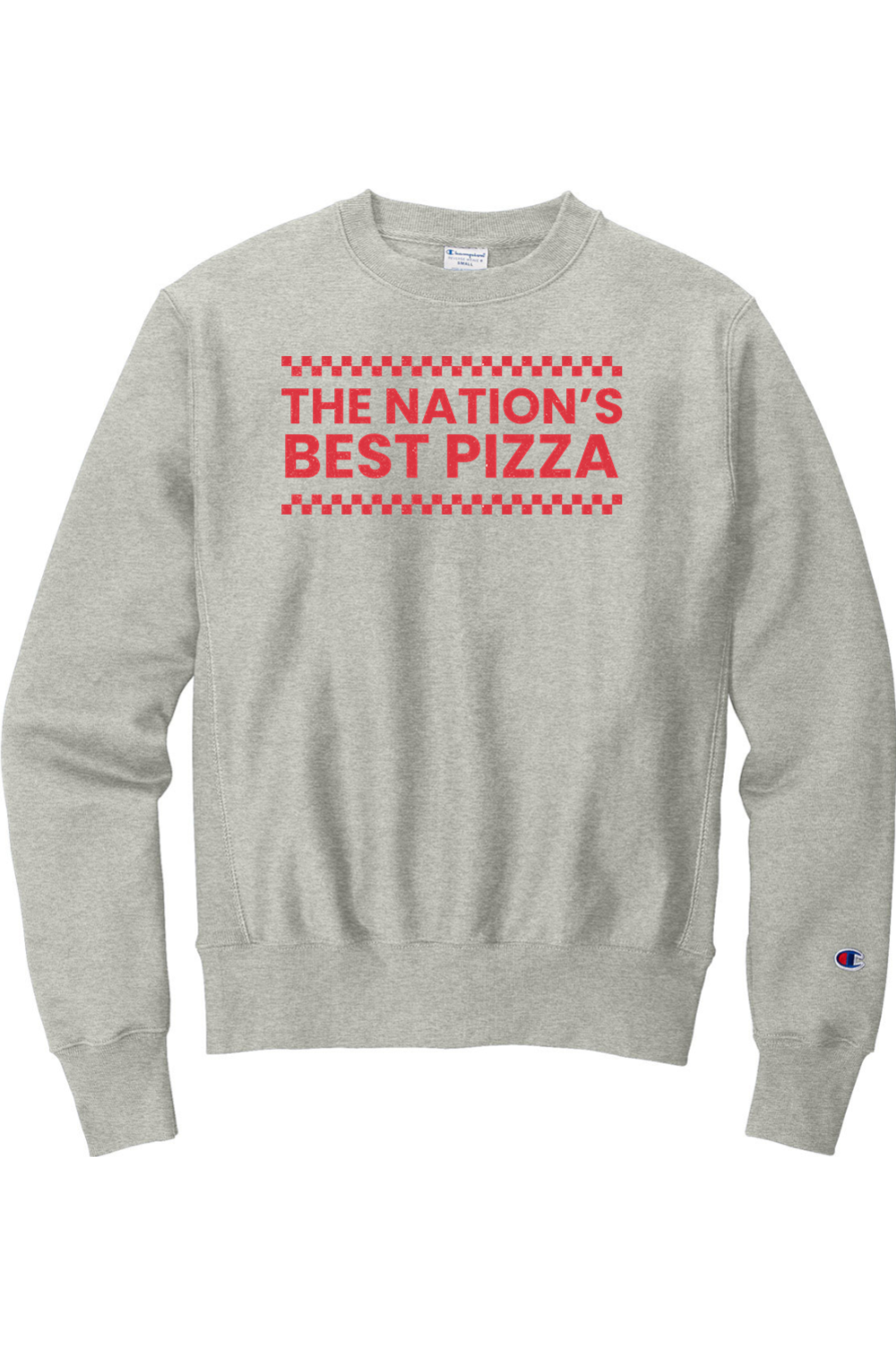 Connecticut - Nation's Best Pizza - Champion Crewneck Sweatshirt
