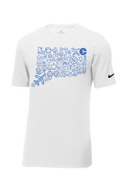 Connecticut - Icons Collage - Nike Core Cotton Tee