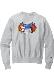 Connecticut - Nation's Best Pizza - Champion Crewneck Sweatshirt