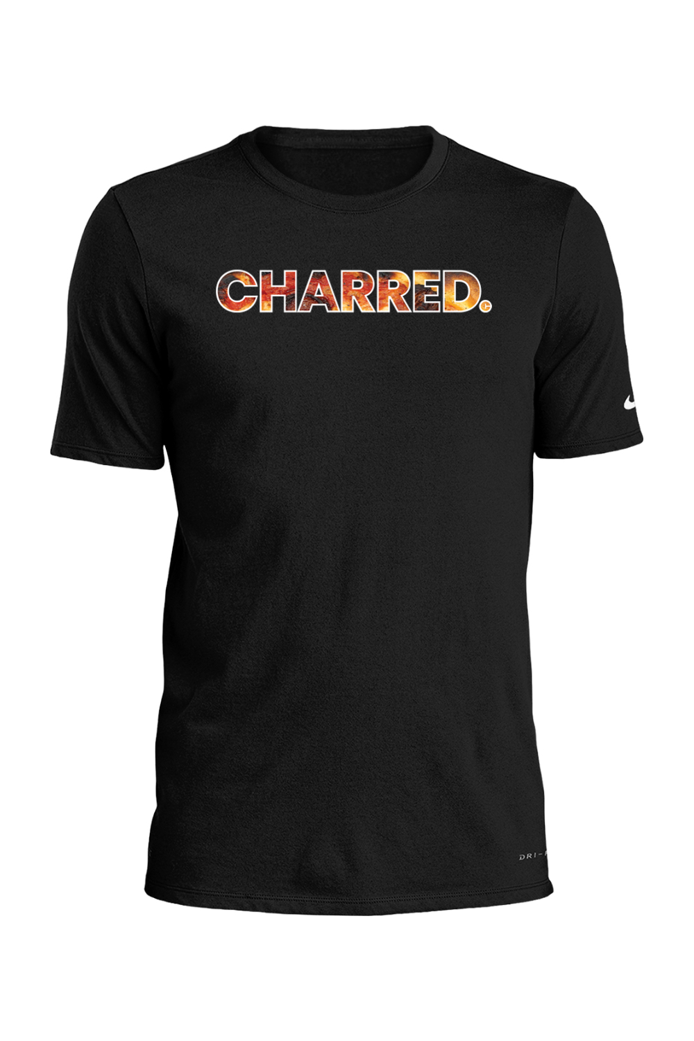Connecticut - Charred - Nike Dri-FIT Cotton/Poly Tee