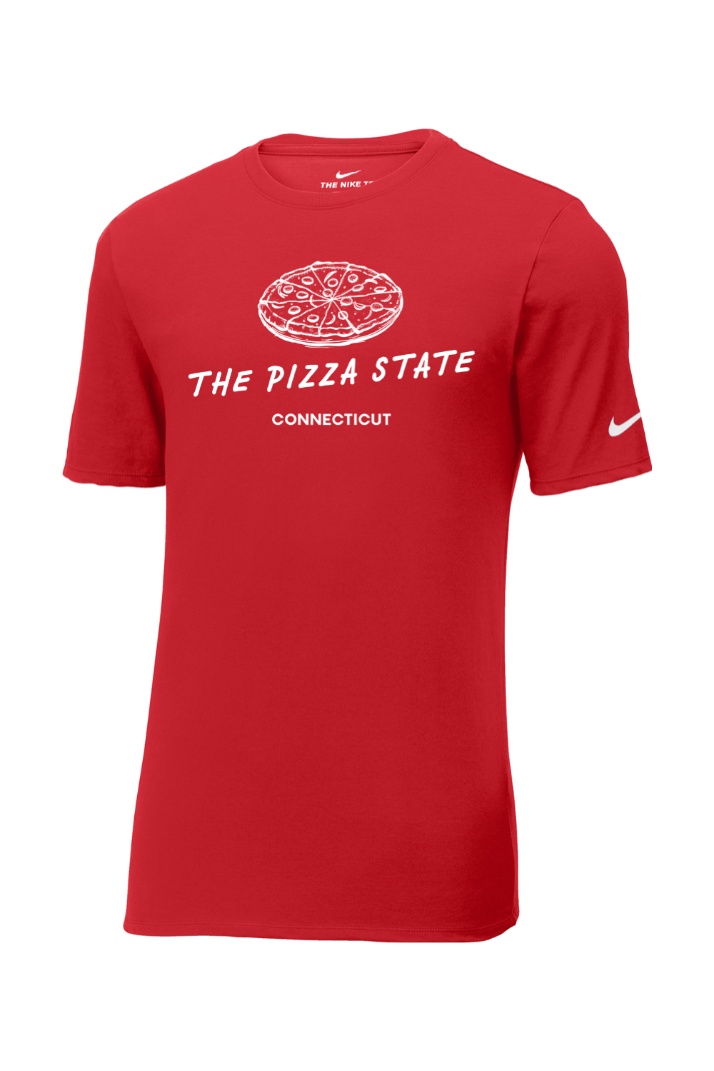 Connecticut - The Pizza State - Nike Core Cotton Tee