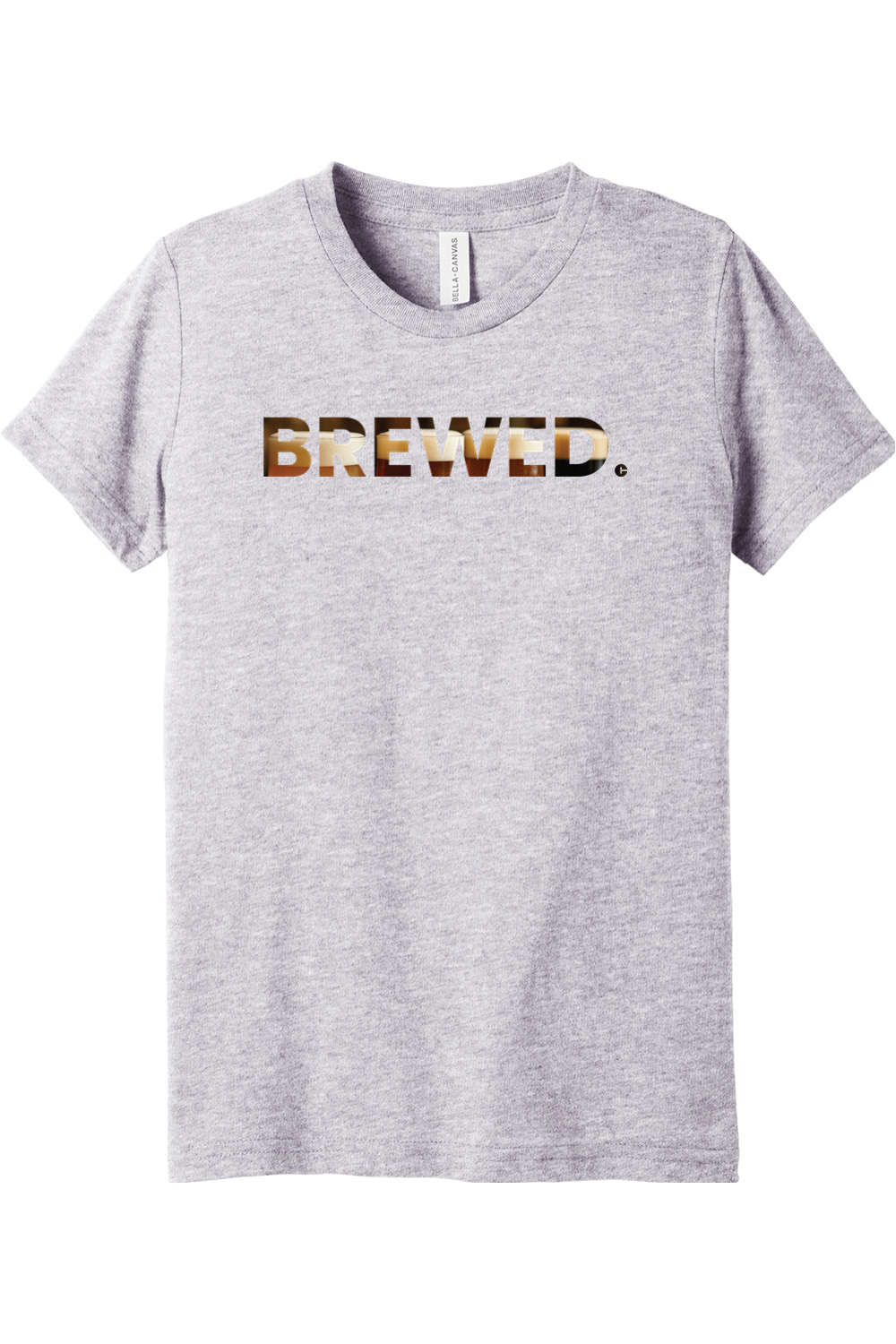 Connecticut - Brewed - Youth BELLA+CANVAS Short Sleeve Tee