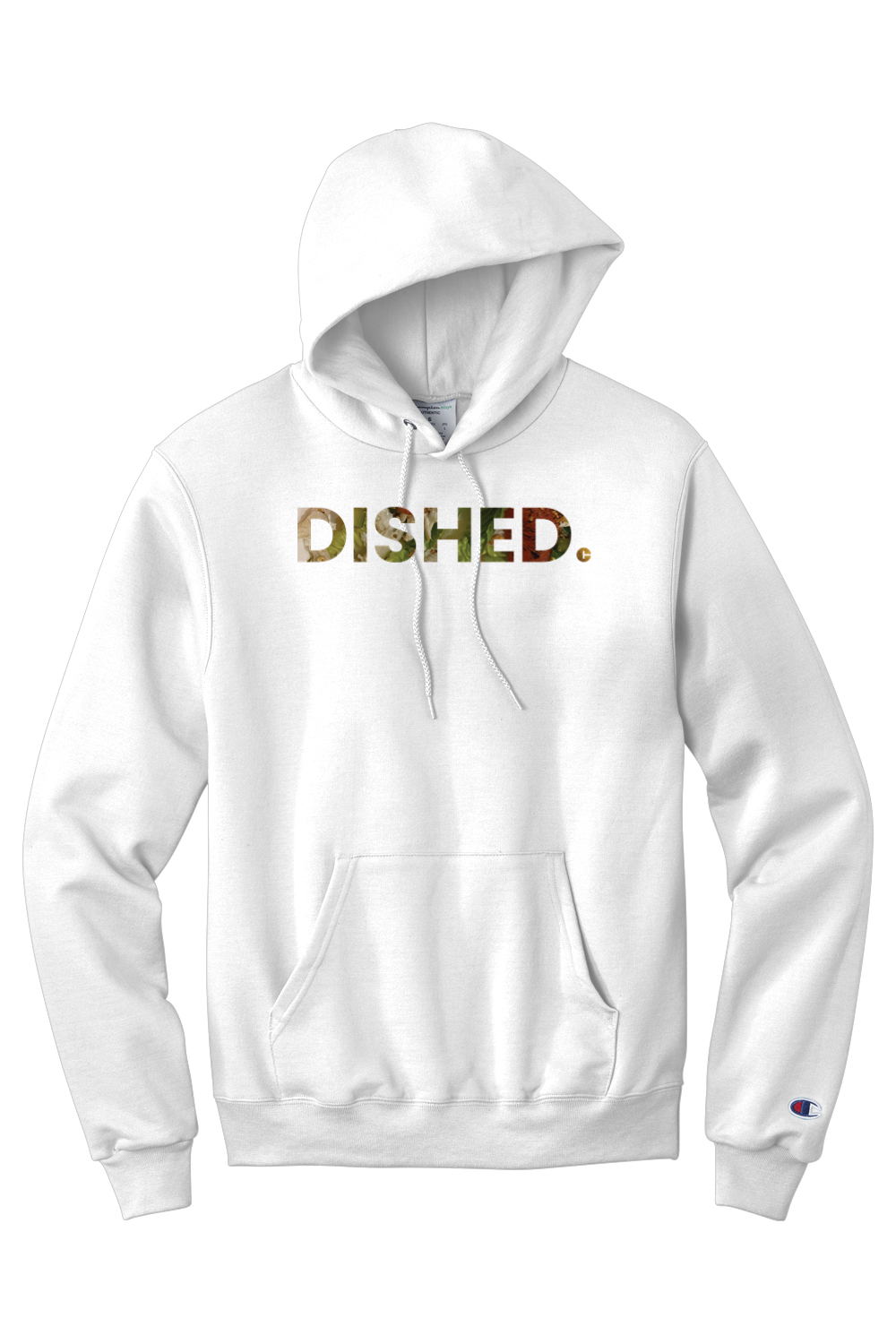 Connecticut - Dished - Champion Hooded Sweatshirt