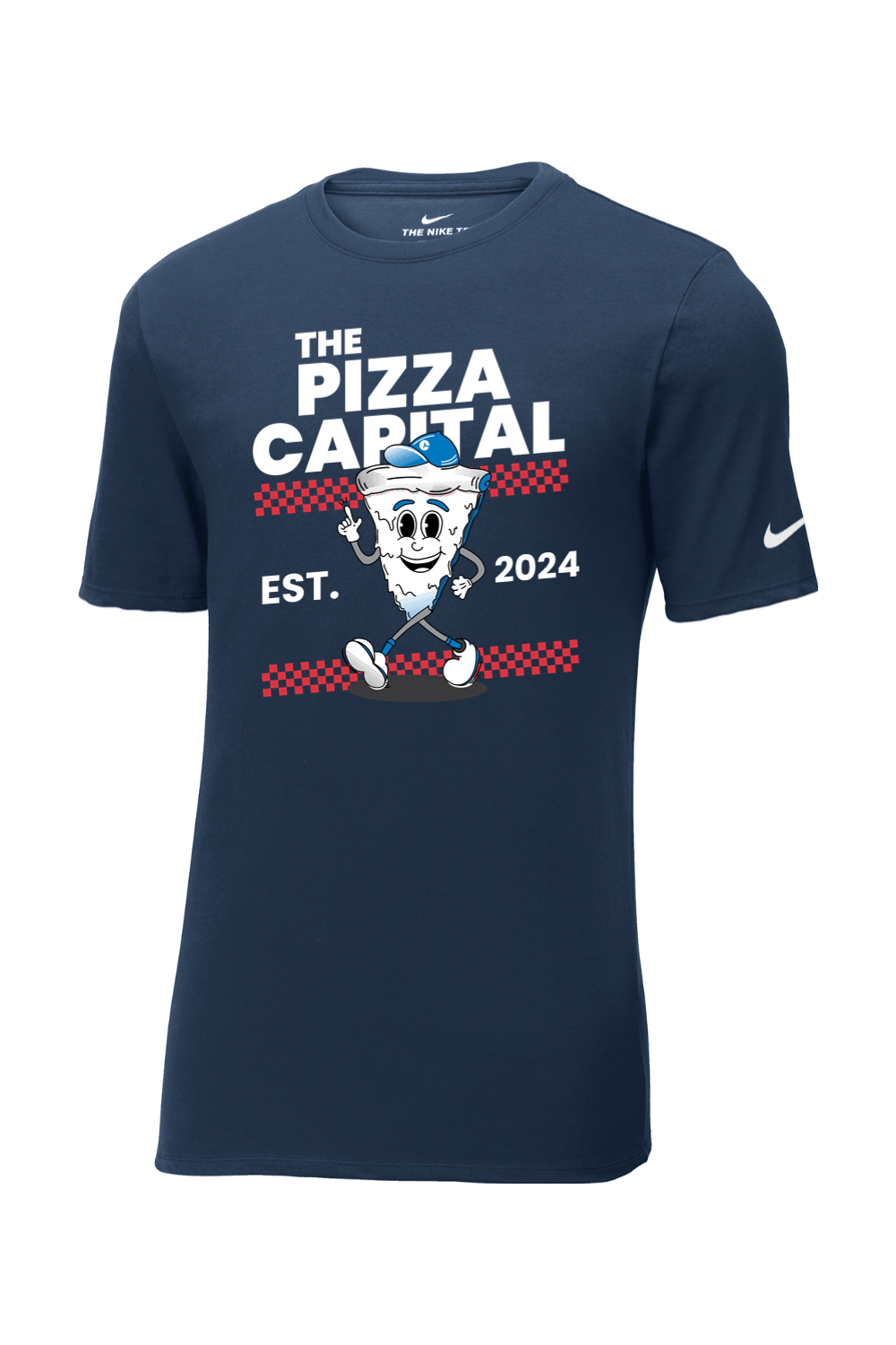 Connecticut - The Pizza Capital - Nike Core Cotton Tee