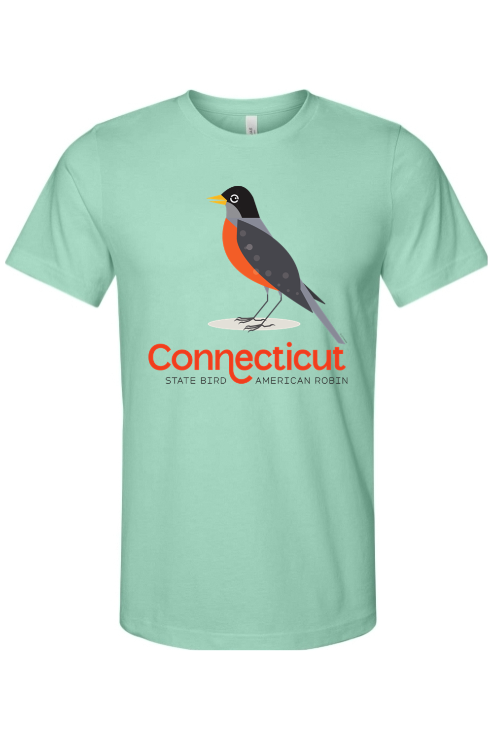 State Bird American Robin - Bella + Canvas Tee
