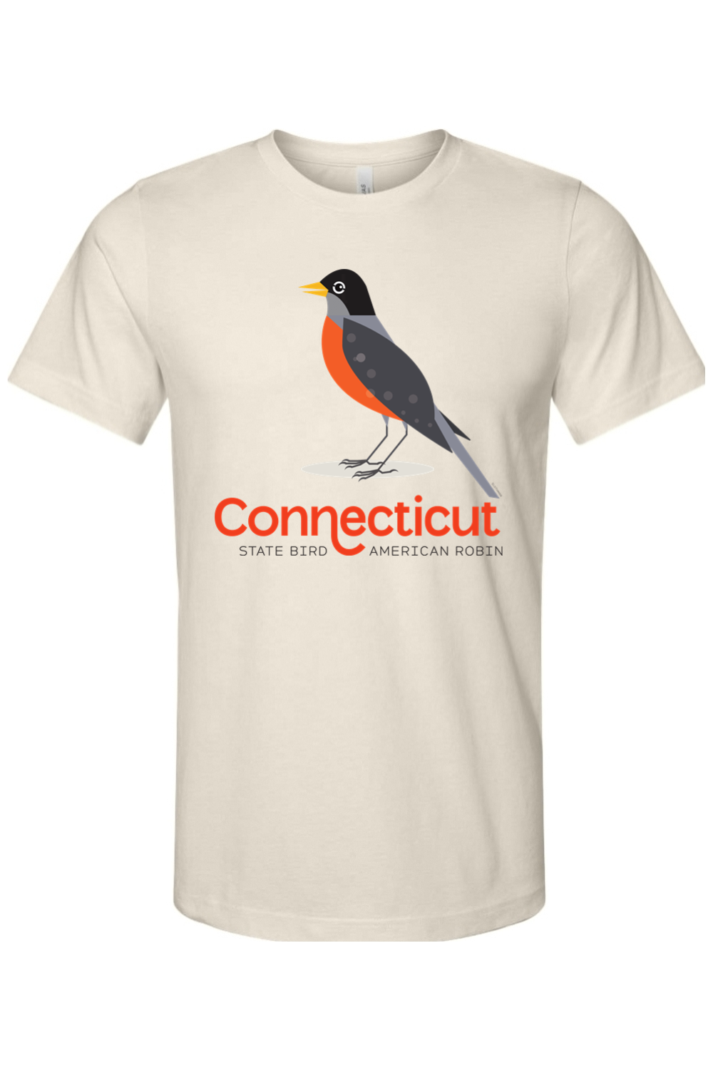 State Bird American Robin - Bella + Canvas Tee