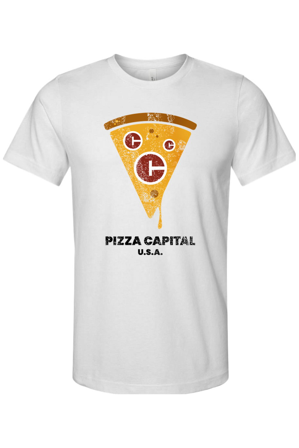 Pizza Capital USA - Bella + Canvas Tee