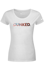 Connecticut - Dunked - Nike Ladies Dri-FIT Cotton/Poly Tee