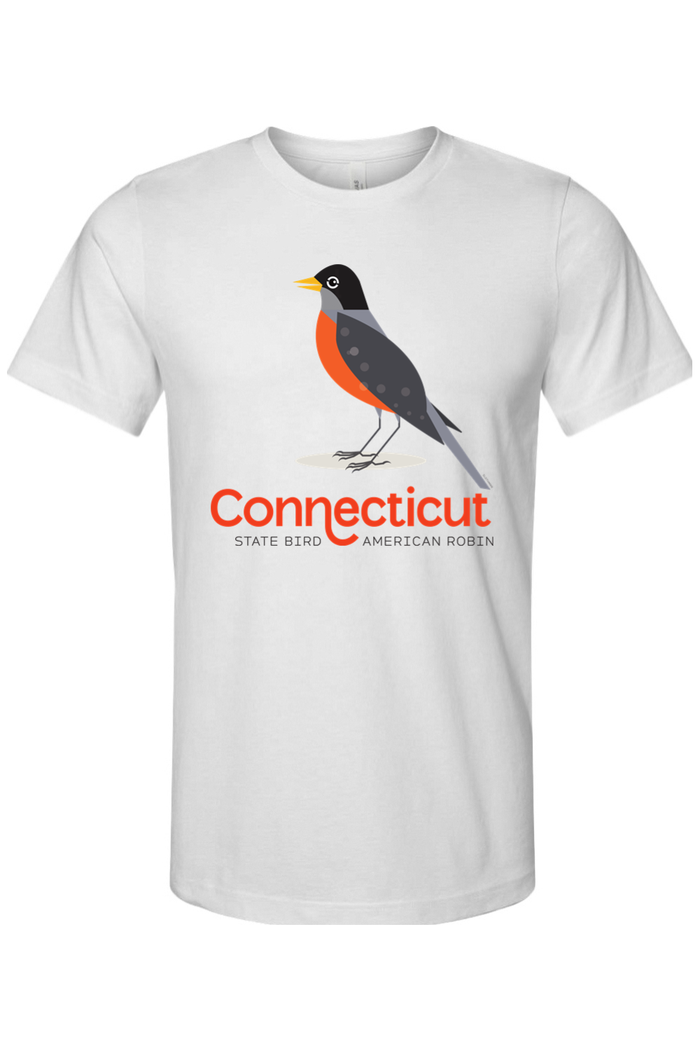 State Bird American Robin - Bella + Canvas Tee