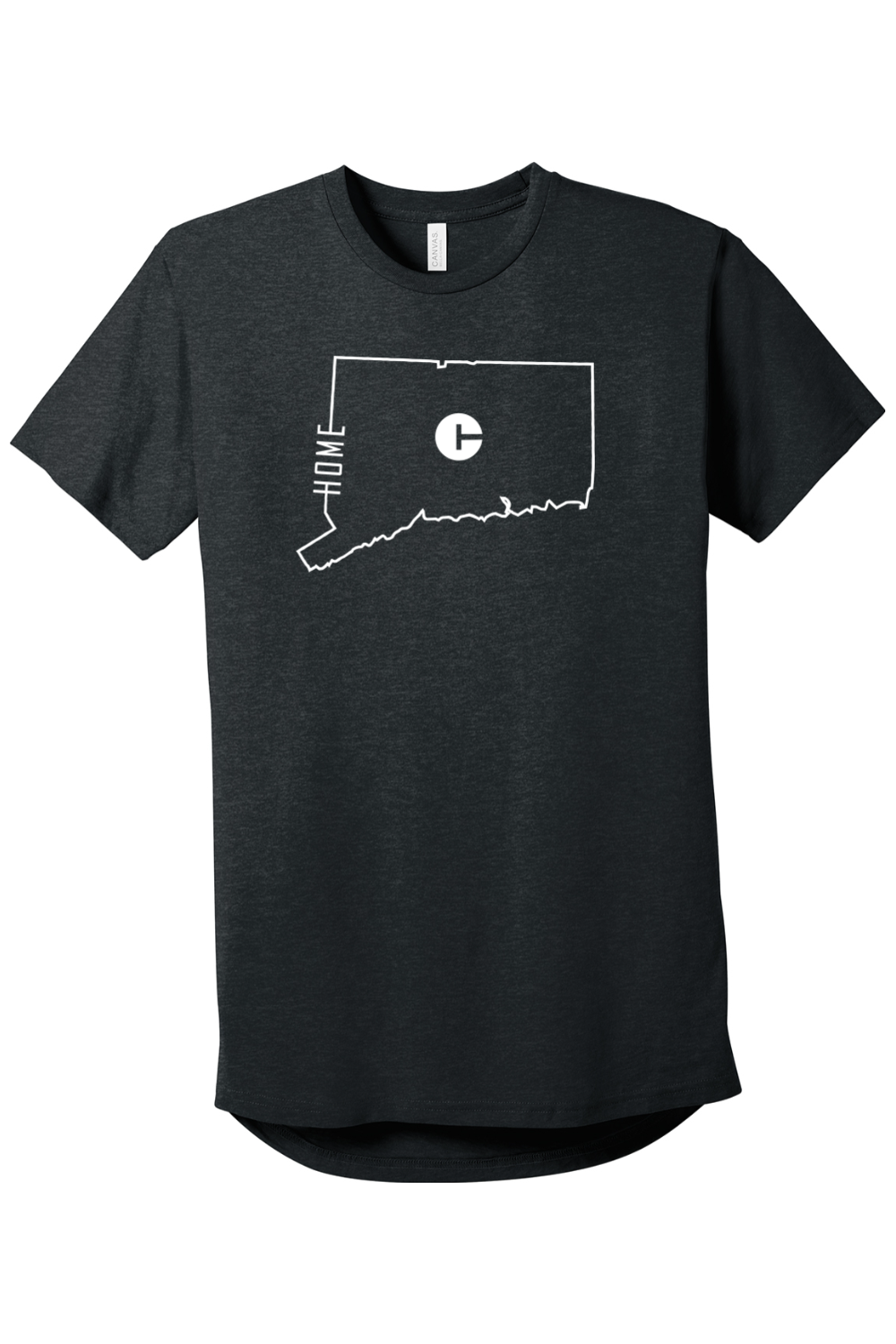 Connecticut - State Outline Home - BELLA+CANVAS Men’s Long Body Urban Tee