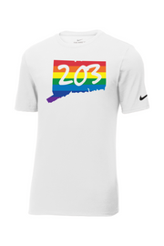 Connecticut - Area Code - Nike Core Cotton Tee