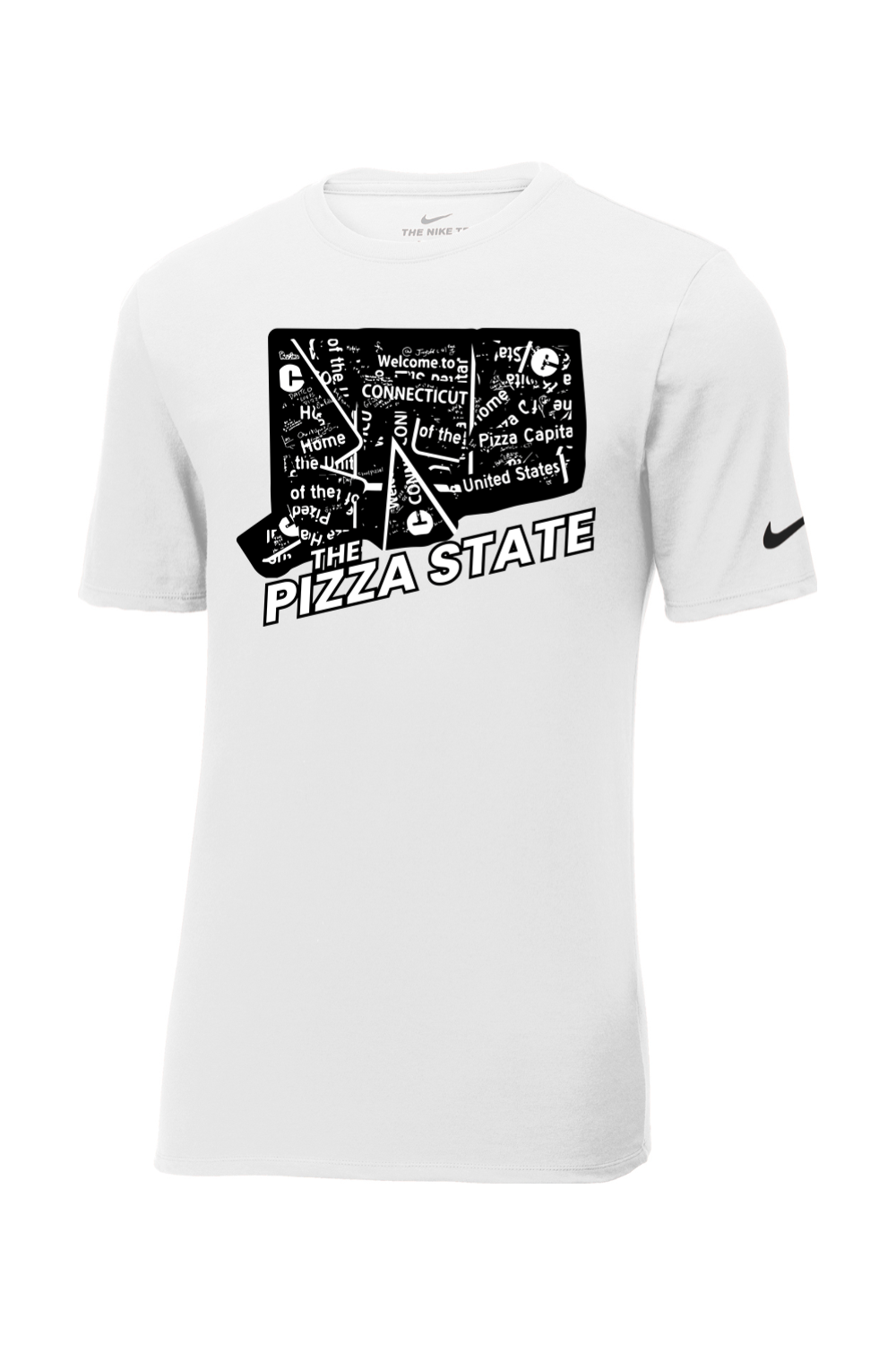 Connecticut - The Pizza State - Nike Core Cotton Tee