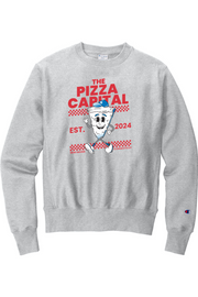 Connecticut - The Pizza Capital - Champion Crewneck Sweatshirt