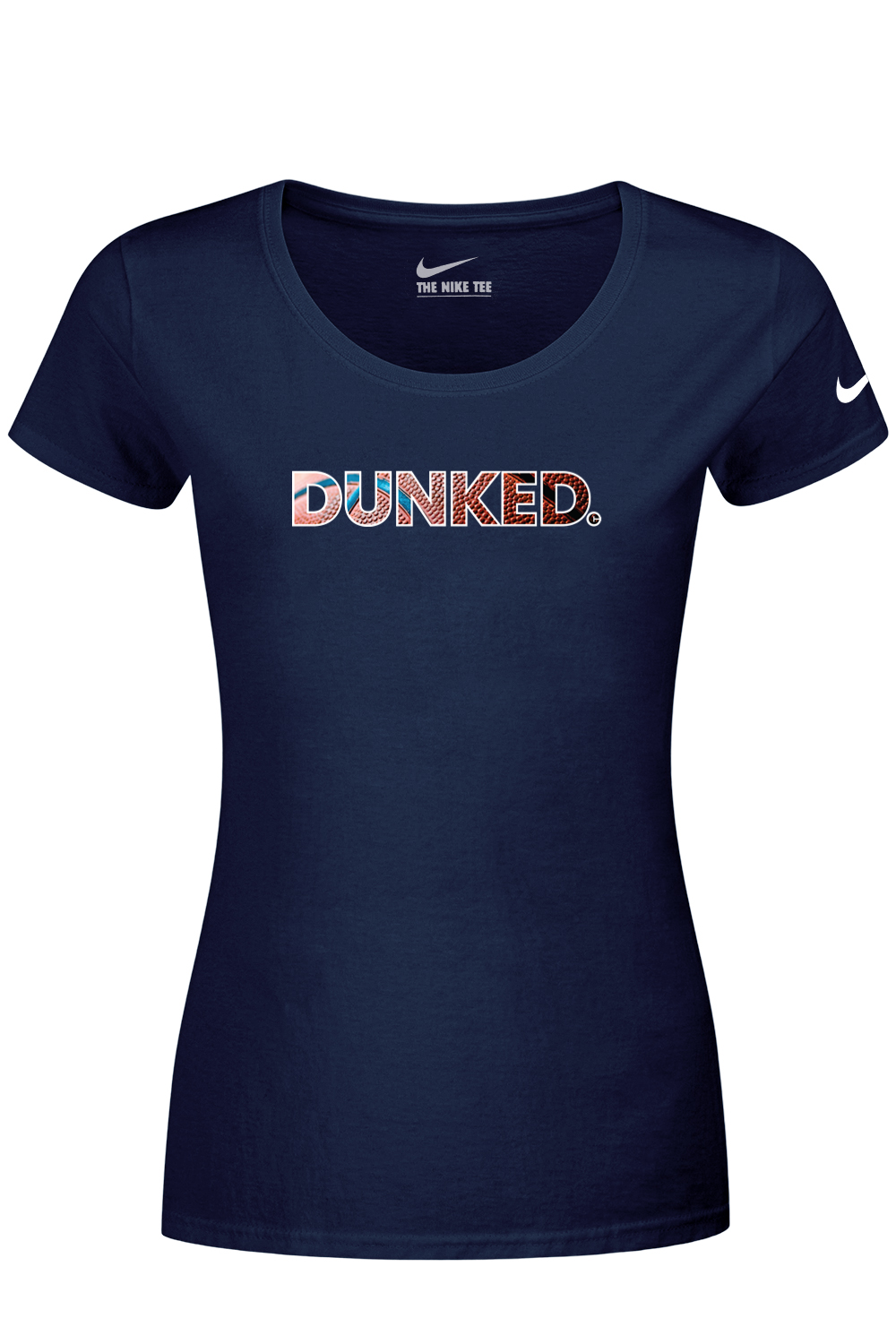 Connecticut - Dunked - Nike Ladies Dri-FIT Cotton/Poly Tee