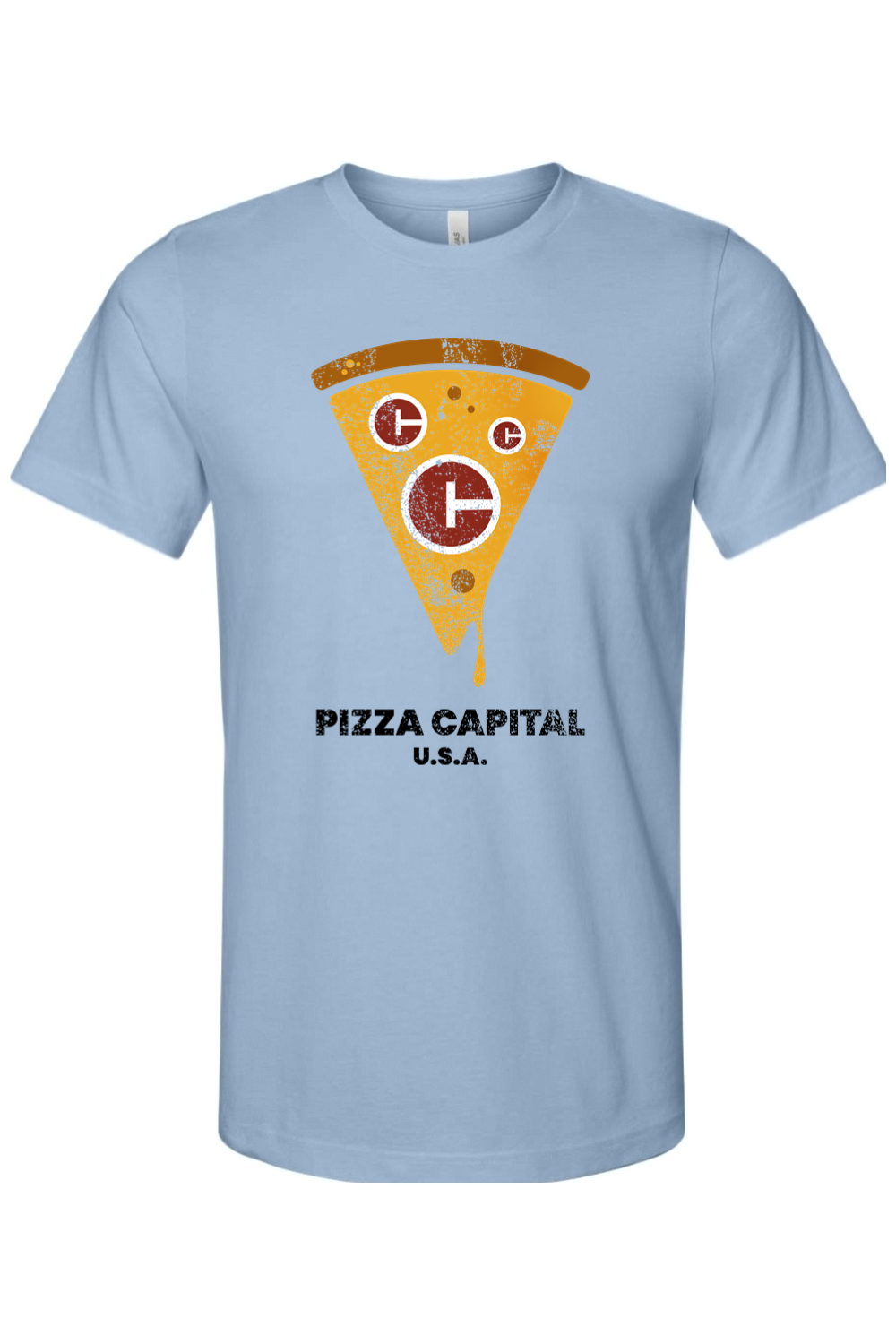Pizza Capital USA - Bella + Canvas Tee